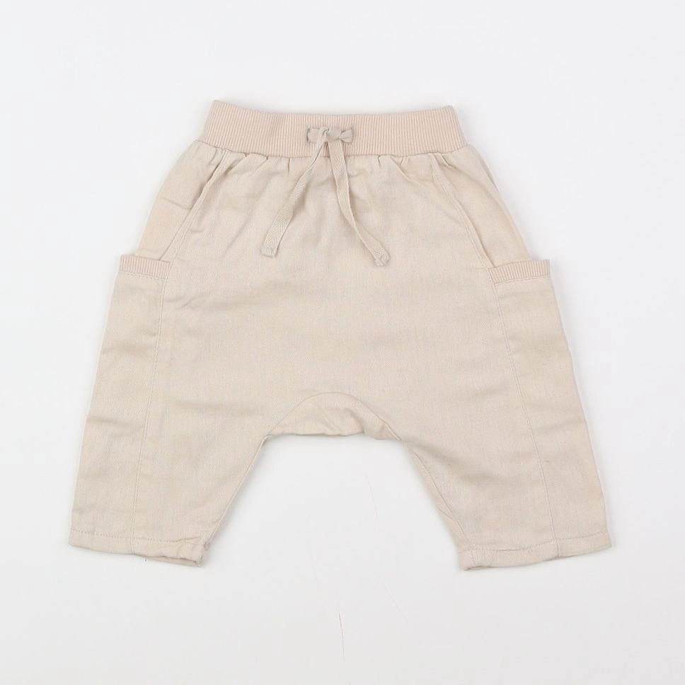 Boutchou - sarouel beige - 3 mois